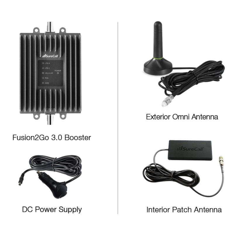 SureCall Fusion2Go 3.0 Vehicle Cell Signal Booster Kit