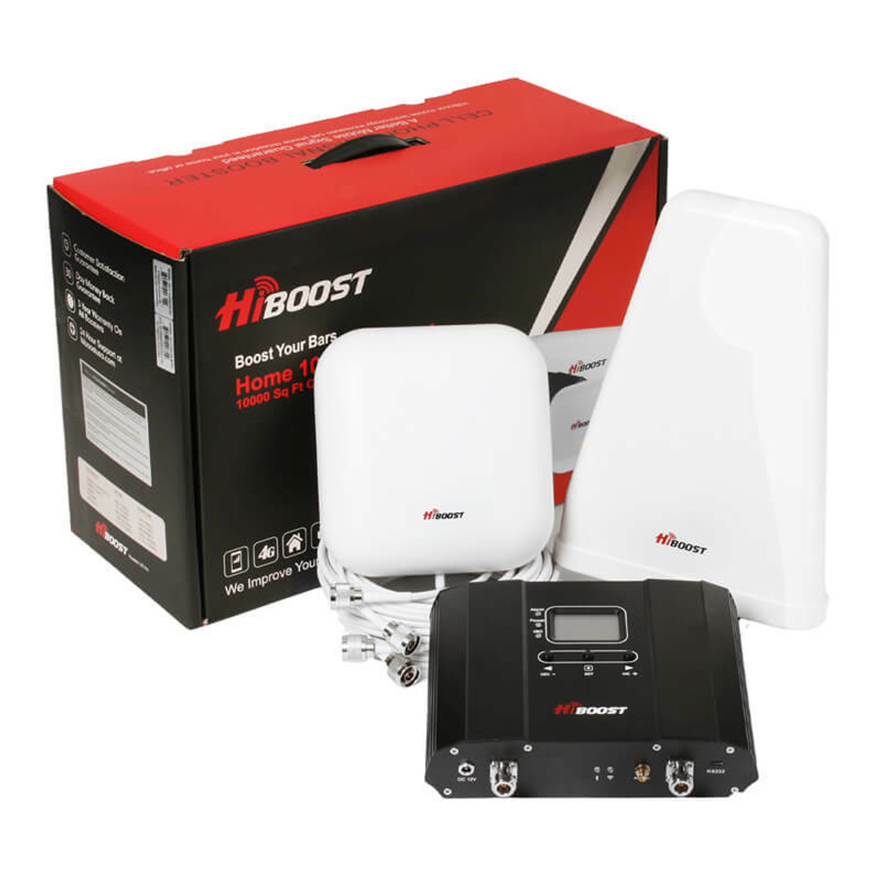 HiBoost Home 10K Smart Link Signal Booster Kit For Home/Office