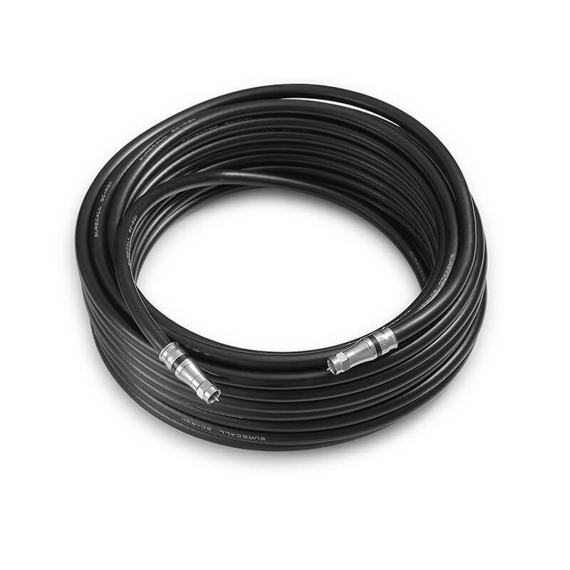 SureCall SC-RG11-100 RG11 F-Male | 100 ft Black Cable