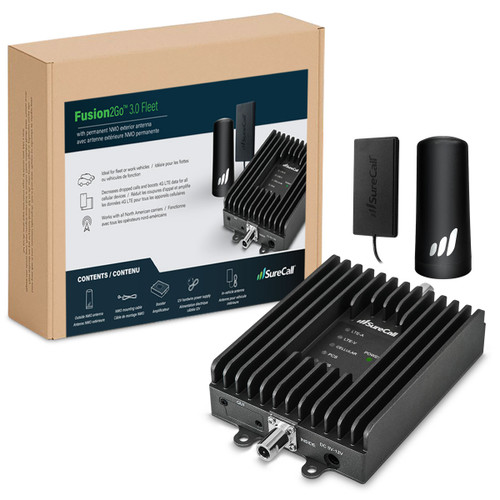 SureCall Fusion2Go 3.0 Fleet 4G Cell Phone Booster Kit