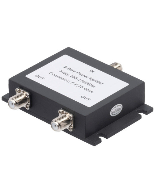 Bolton Tech Bolton Technical 2-Way Splitter For 698-2700Mhz, 75 Ohm Wilkinson Style Bolton Tech Bolton Technical 2-Way Splitter For 698-2700Mhz, 75 Ohm Wilkinson Style