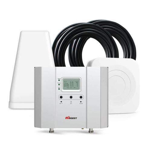 HiBoost Mini Cell Phone Signal Booster Kit ++ Up To 2K Sq Ft.