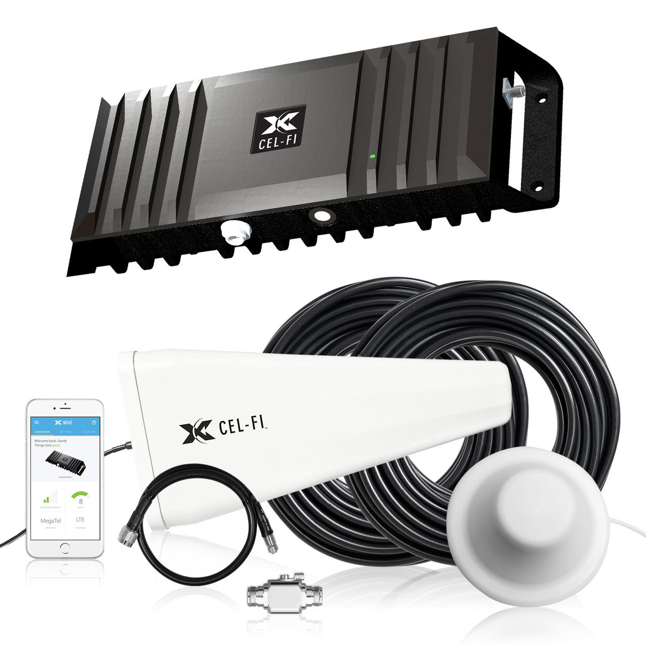 Refurbished Cel-Fi GO-X Signal Booster w/ 100 dB Gain