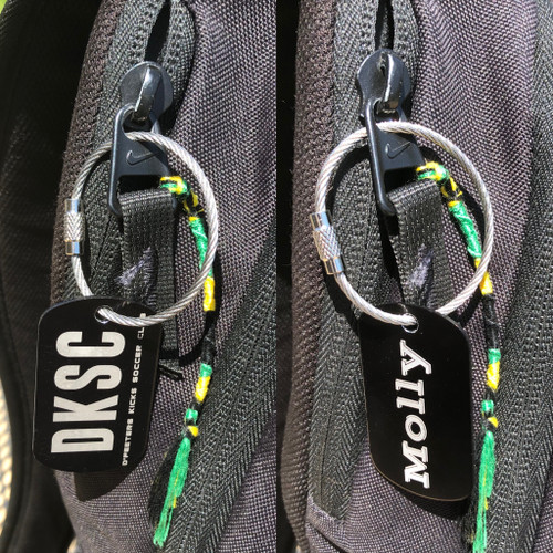 Add-on Custom Aluminum Dog Tags - with design variance