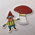 Redcap Mushroom vinyl sticker