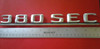 1981-1982-1983-1984-1985 Mercedes Benz 380SEC Trunk Lid Emblem-Badge