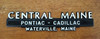 Original 1980s Waterville Maine Pontiac-Cadillac Dealership Badge-Emblem