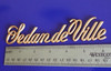 1985-1986-1987-1988-1989-1990-1991-1992 Cadillac Sedan Deville Quarter Panel Emblem-Badge