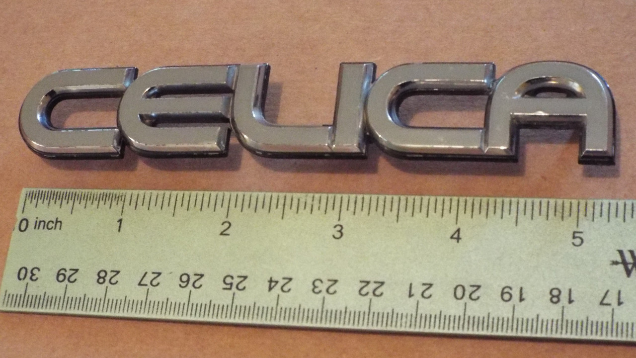 Original 1986-1987-1988-1989 Toyota Celica-Celica Trunk-Hatch Emblem-Badge