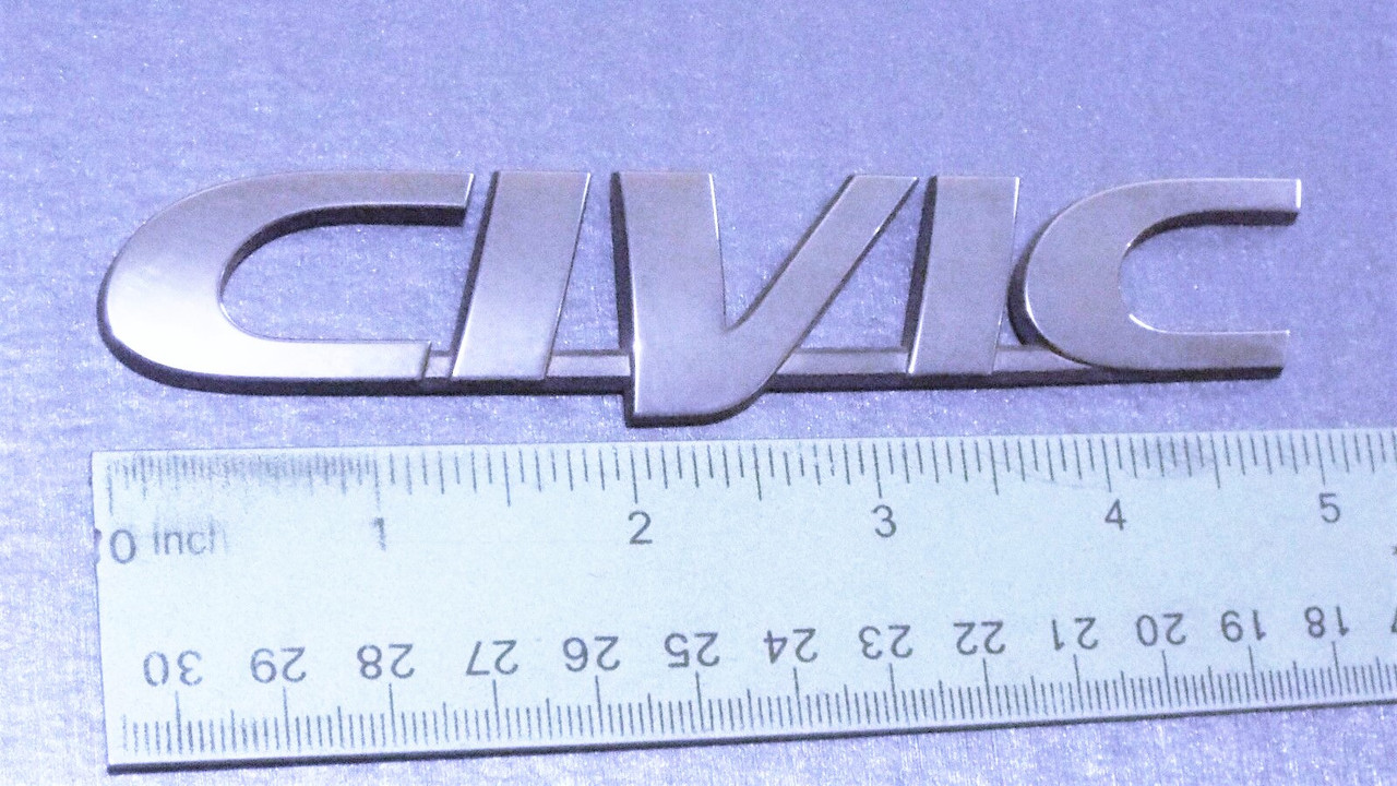 Original 1996-1997-1998-1999-2000 Honda Civic-Civic Trunk Lid Emblem-Nameplate