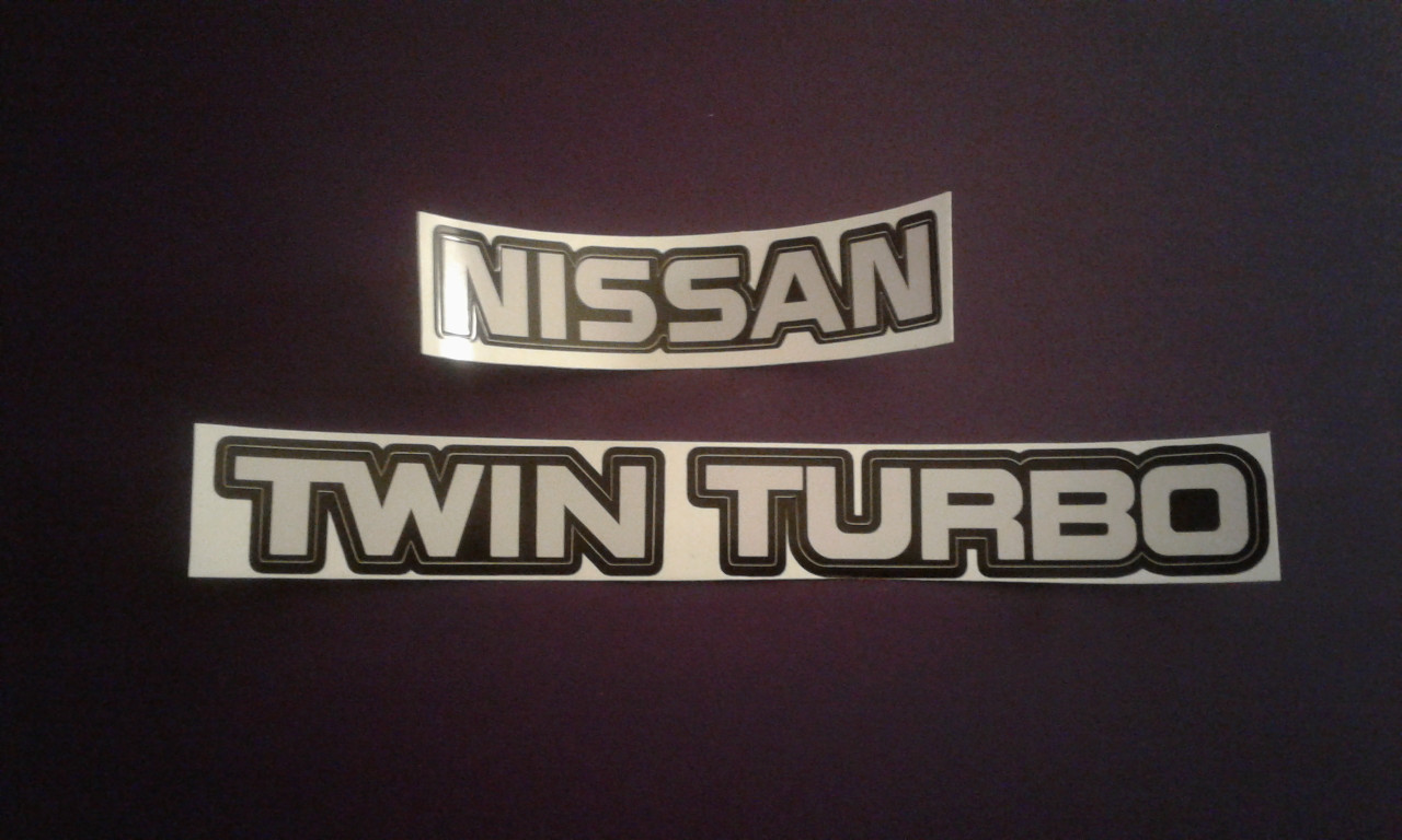 New 1990-1996 Nissan 300ZX Twin Turbo Complete Decal Set