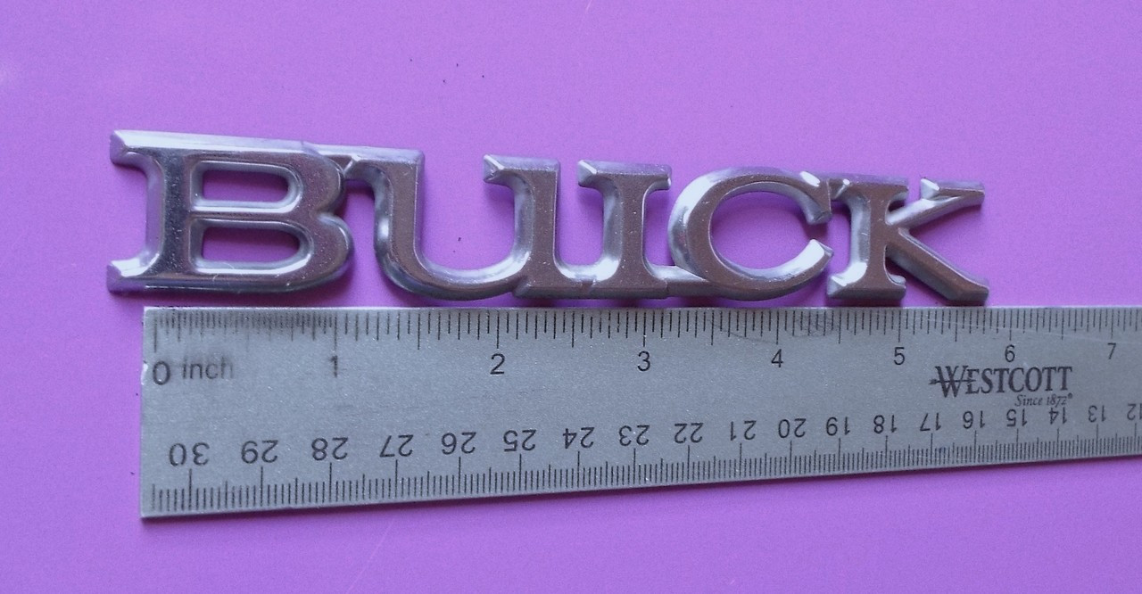 Original 1980-1981-1982-1983 Buick Lesabre-Buick Trunk Lid Emblem

1983 Buick Lesabre-Buick Trunk Lid Emblem-Badge

1983 Buick Electra Park Avenue-Buick Trunk Lid Emblem-Badge

1983 Buick Skylark Trunk Lid Emblem-Badge

1982 Buick Lesabre-Buick Trunk Lid Emblem-Badge

1982 Buick Electra Park Avenue-Buick Trunk Lid Emblem-Badge

1982 Buick Skylark Trunk Lid Emblem-Badge

1981 Buick Lesabre-Buick Trunk Lid Emblem-Badge

1981 Buick Electra Park Avenue-Buick Trunk Lid Emblem-Badge

1981 Buick Skylark-Buick Trunk Lid Emblem-Badge

1980 Buick Lesabre-Buick Trunk Lid Emblem-Badge

1980 Buick Electra Park Avenue-Buick Trunk Lid Emblem-Badge

1980 Buick Skylark-Buick Trunk Lid Emblem-Badge

1979 Buick Electra Park Avenue-Buick Trunk Lid Emblem-Badge

1979 Buick Lesabre-Buick Trunk Lid Emblem-Badge

1979 Buick Skylark-Buick Trunk Lid Emblem-Badge

1978 Buick Skylark-Buick Trunk Lid Emblem-Badge

1978 Buick Lesabre-Buick Trunk Lid Emblem-Badge

1978 Buick Electra Park Avenue-Buick Trunk Lid Emblem-Badge

1977 Buick Electra Park Avenue-Buick Trunk Lid Emblem-Badge

1977 Buick Lesabre-Buick Trunk Lid Emblem-Badge

1977 Buick Skylark-Buick Trunk Lid Emblem-Badge