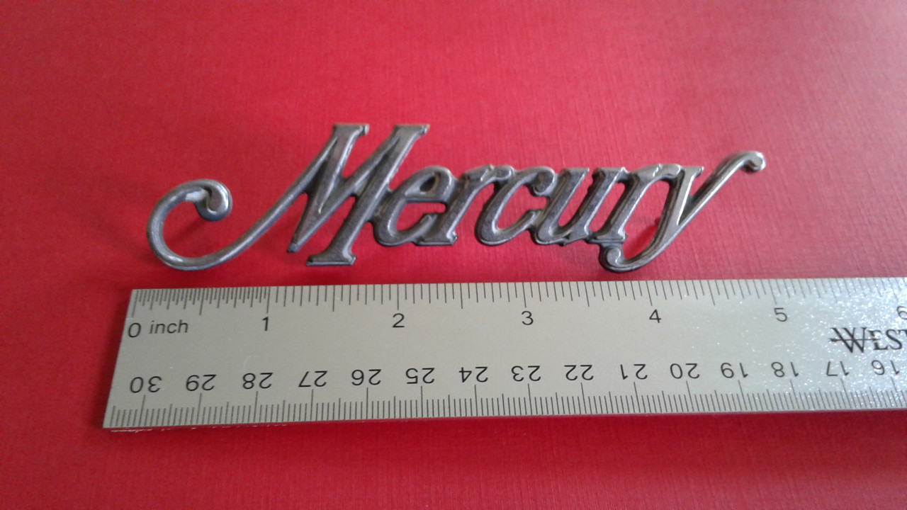 1976 Mercury Cougar-Mercury Front Clip Emblem-Badge
1975 Mercury Cougar-Mercury Front Clip Emblem-Badge
1974 Mercury Cougar-Mercury Front Clip Emblem-Badge