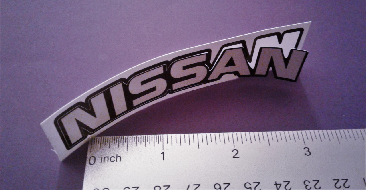 New 1990-1996 NISSAN 300ZX- NISSAN Hatch & Front Bumper Decal Set