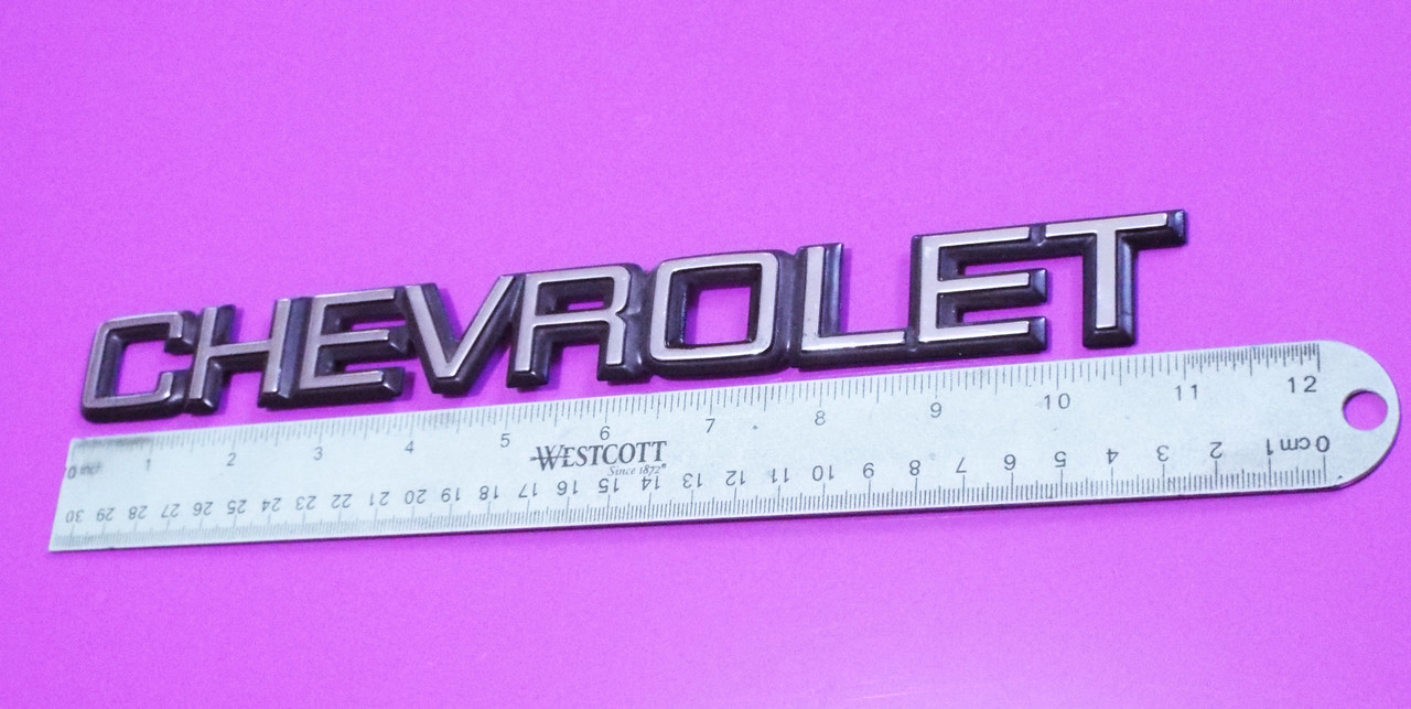 1990 Chevrolet Celebrity-Chevrolet Trunk Lid Emblem-Badge
1989 Chevrolet Celebrity-Chevrolet Trunk Lid Emblem-Badge
1988 Chevrolet Celebrity-Chevrolet Trunk Lid Emblem-Badge
1987 Chevrolet Celebrity-Chevrolet Trunk Lid Emblem-Badge
1986 Chevrolet Celebrity-Chevrolet Trunk Lid Emblem-Badge
1985 Chevrolet Celebrity-Chevrolet Trunk Lid Emblem-Badge
1984 Chevrolet Celebrity-Chevrolet Trunk Lid Emblem-Badge