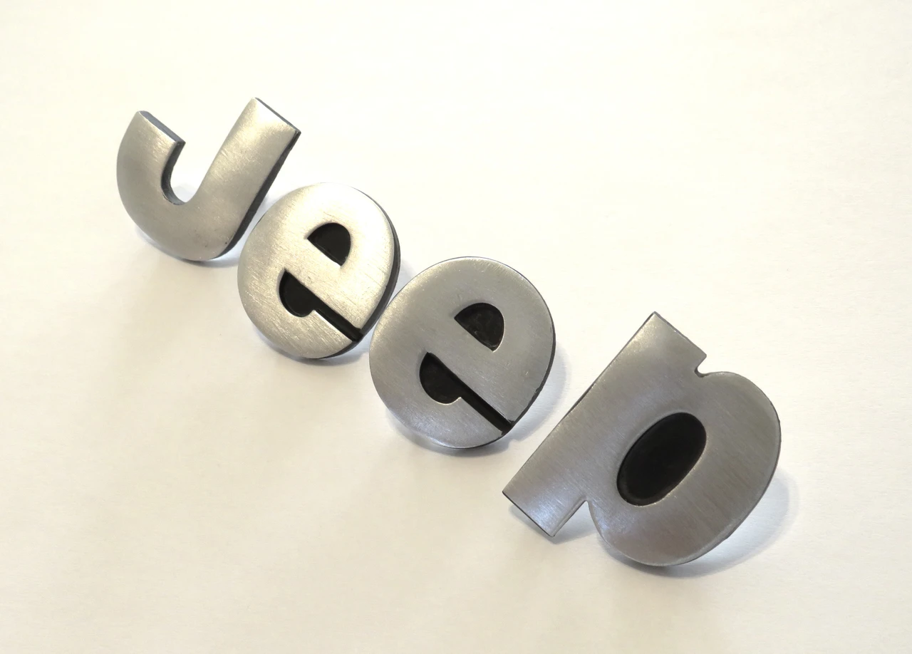 1987 Jeep Cherokee JEEP Letters front clip Emblem-Badge
1986 Jeep Cherokee JEEP Letters front clip Emblem-Badge
1985 Jeep Cherokee JEEP Letters Front Clip Emblem-Badge
1984 Jeep Cherokee JEEP Letters Front Clip Emblem-Badge
1988 Jeep Cherokee JEEP Letters front clip Emblem-Badge
1989 Jeep Cherokee JEEP Letters front clip Emblem-Badge
1990 Jeep Cherokee JEEP Letters front clip Emblem-Badge
1991 Jeep Cherokee JEEP Letters front clip Emblem-Badge