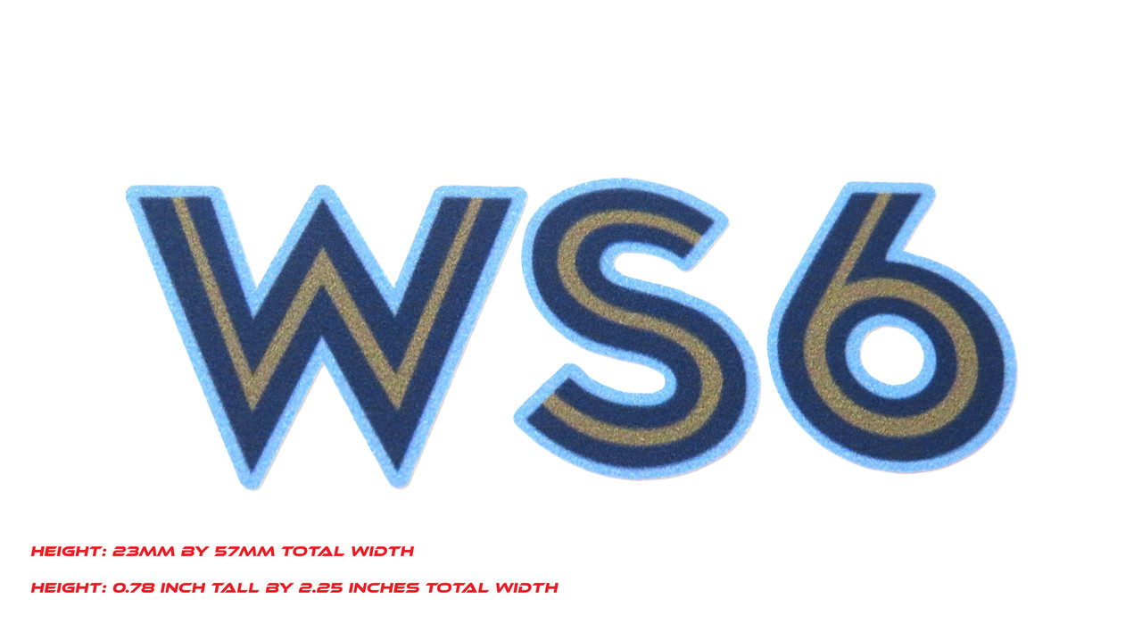 1981 Pontiac Trans Am WS6 decal
1980 Pontiac Trans Am WS6 decal
1979 Pontiac Trans Am WS6 decal
1978 Pontiac Trans Am WS6 decal