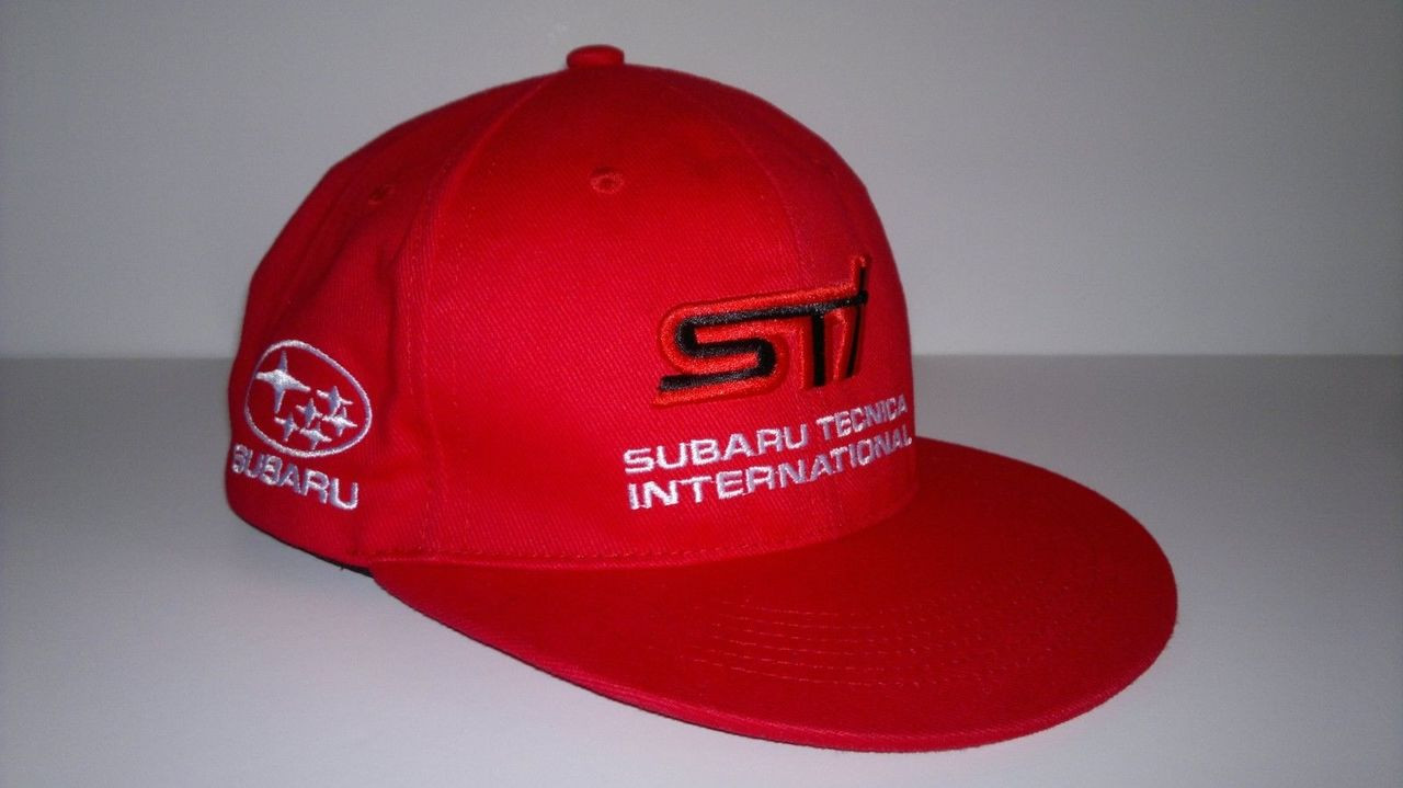 Subaru WRX STi cap-red