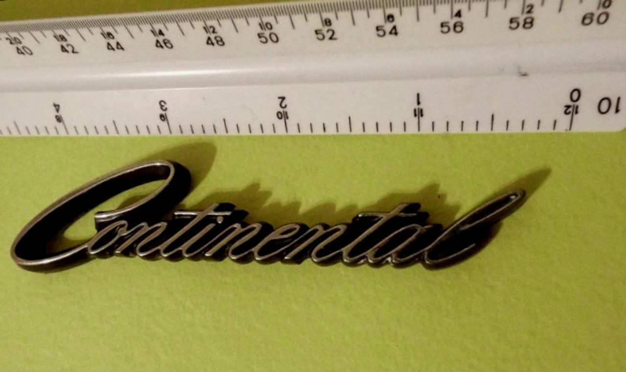 Original 1983-1984-1985-1986-1987 Lincoln Continental-Continental Fender Emblem 