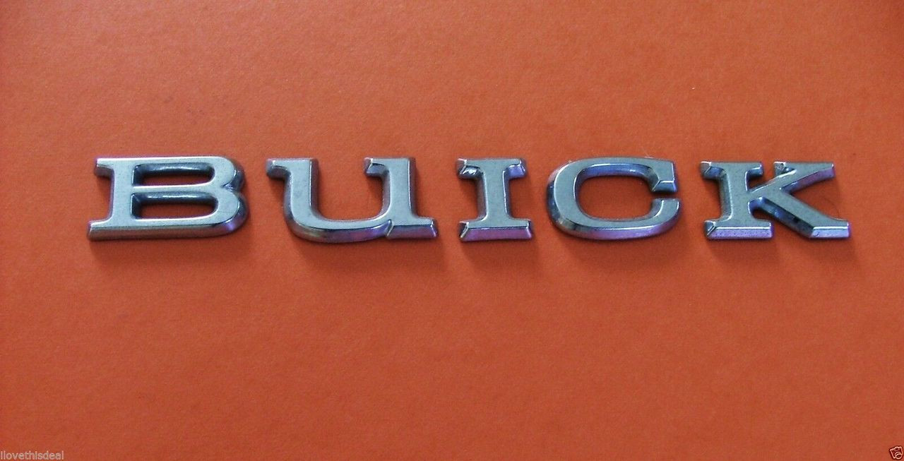 1991 Buick Park Avenue B-U-I-C-K Letters Trunk Lid Emblem-Nameplate 
1992 Buick Park Avenue B-U-I-C-K Letters Trunk Lid Emblem-Nameplate 
1993 Buick Park Avenue B-U-I-C-K Letters Trunk Lid Emblem-Nameplate 
1994 Buick Park Avenue B-U-I-C-K Letters Trunk Lid Emblem-Nameplate 
1995 Buick Park Avenue B-U-I-C-K Letters Trunk Lid Emblem-Nameplate 
1996 Buick Park Avenue B-U-I-C-K Letters Trunk Lid Emblem-Nameplate