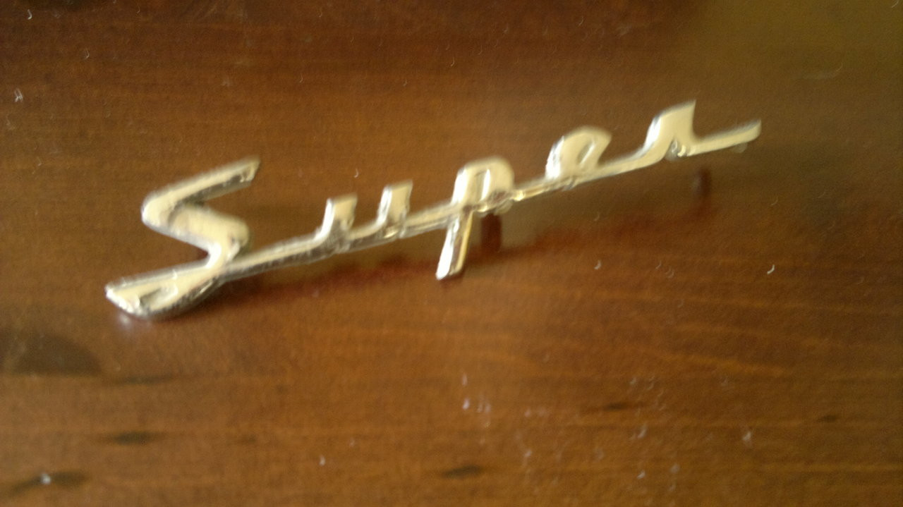 Original 1958-1959-1960 Rambler American Super Emblem-Badge