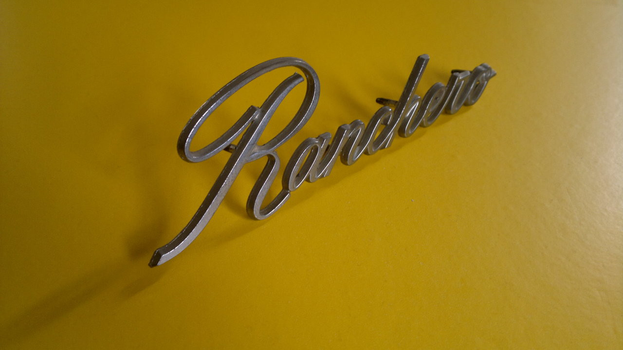 Original 1974-1975-1976 Ford Ranchero Fender Emblem-Badge