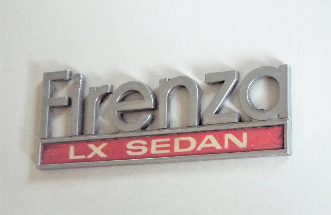 1983 Oldsmobile Firenza LX Sedan Fender Emblem-Badge
1984 Oldsmobile Firenza LX Sedan Fender Emblem-Badge
1985 Oldsmobile Firenza LX Sedan Fender Emblem-Badge
1986 Oldsmobile Firenza LX Sedan Fender Emblem-Badge