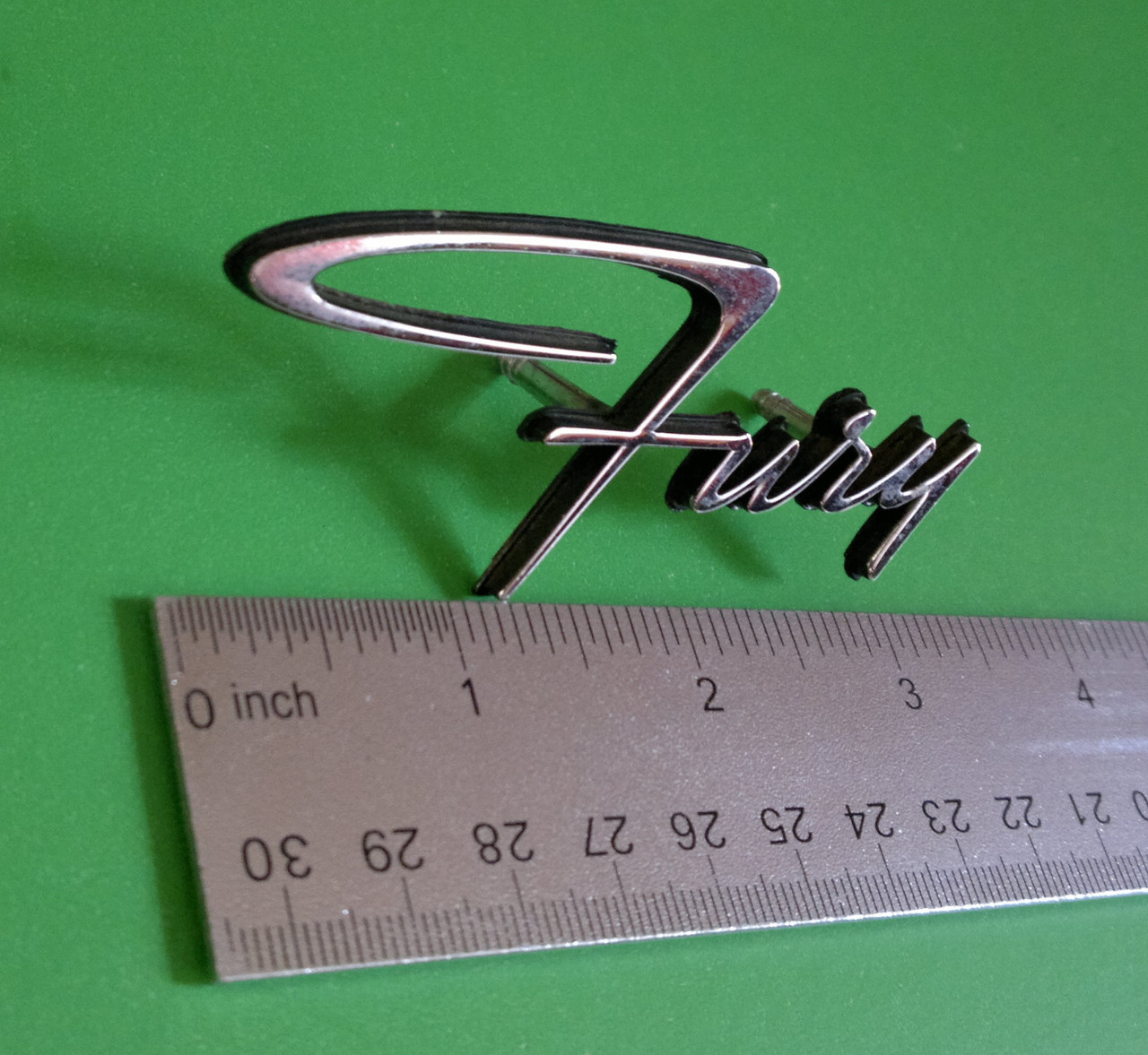 1964 Plymouth Fury Glove Box Door Emblem-Badge