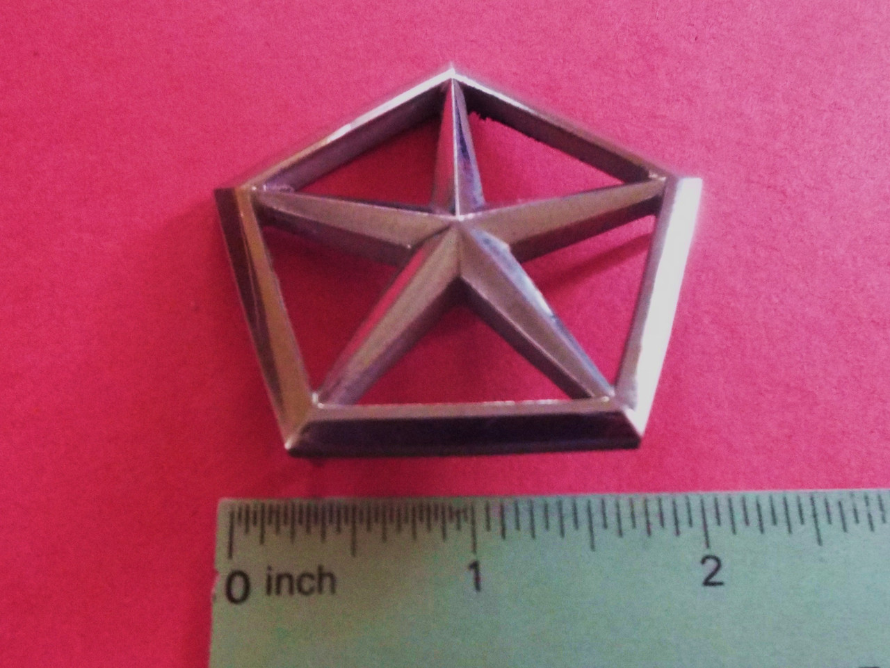 1995 Dodge Caravan Pentastar Emblem-Badge
1994 Dodge Caravan Pentastar Emblem-Badge
1993 Dodge Caravan Pentastar Emblem-Badge
1992 Dodge Caravan Pentastar Emblem-Badge
1991 Dodge Caravan Pentastar Emblem-Badge
