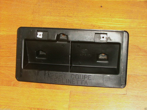  Original 1982-1983-1984-1985-1986 Chevrolet Camaro Sport Coupe- Berlinetta Front License Plate Holder