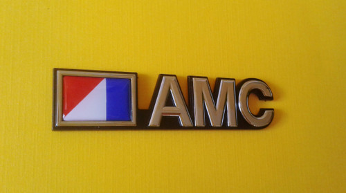 1975 AMC Pacer-AMC Trunk Lid Emblem-Badge
1976 AMC Pacer-AMC Trunk Lid Emblem-Badge
1977 AMC Pacer-AMC Trunk Lid Emblem-Badge
1978 AMC Pacer-AMC Trunk Lid Emblem-Badge
1979 AMC Pacer-AMC Trunk Lid Emblem-Badge
1980 AMC Pacer-AMC Trunk Lid Emblem-Badge