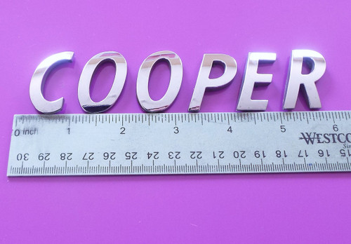 Original 2007-2008-2009-2010 Mini Cooper Emblem-Nameplate