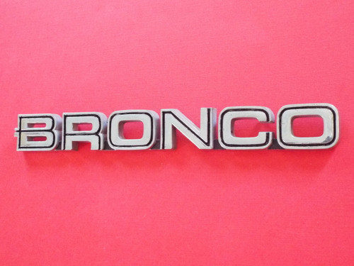 1980-1981-1982-1983-1984-1985-1986 Ford Bronco Fender Emblem-Badge