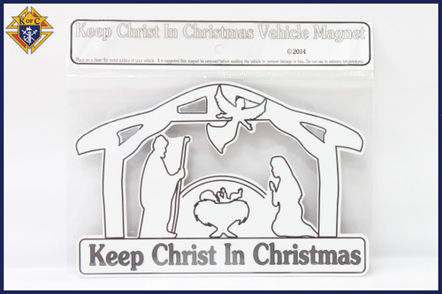 Keep Christ in Christmas car magnet