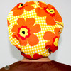 Green Scrubs - Bouffant Hat - Sunny Flowers