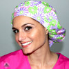 Green Scrubs - Bouffant Hat - Mums Away
