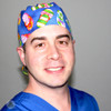 Green Scrubs - Shallow Fit Tieback Hat - Flip Flops Royal