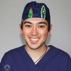 Green Scrubs - Modern Fit Tieback Hat - Hang 10 Navy