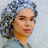 Green Scrubs - Tie Bonnet Hat - Mariposa