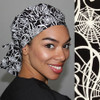 Green Scrubs - Tie Bonnet Hat - Designer Web