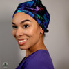 Green Scrubs - Modern Fit Super Tie Hat - Space Waves