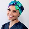 Green Scrubs - Modern Fit Super Tie Hat - Aurora Sky