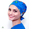 Green Scrubs - Modern Fit Super Tie Hat - Hang 10 Ocean (OVERSTOCK)