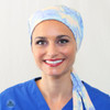 Green Scrubs - Modern Fit Super Tie Hat - Heavenly (OVERSTOCK)
