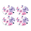 bbSNAPS - Face Mask Ear Savers - Purple Flowers