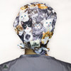 Green Scrubs - Modern Fit Super Tie Hat with Buttons - Kittens