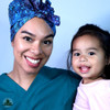 Green Scrubs - Modern Fit Super Tie Hat - Spectrum Blue