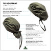 Green Scrubs - Tie Bouffant Scrub Hat - Dragonflies Black
