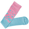 Prestige Medical 386 - 12" Premium Compression Socks - Blue Heart Bubbles