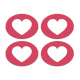 bbSNAPS - Face Mask Ear Savers - Red Heart